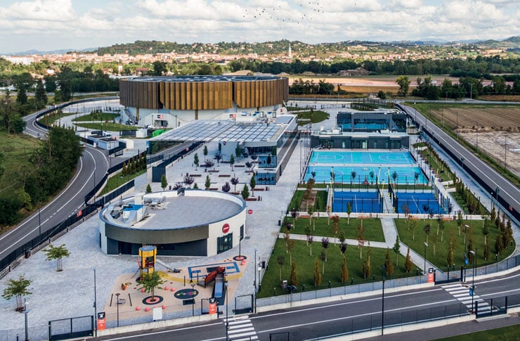 ELVAS for the new Cittadella dello Sport in Tortona